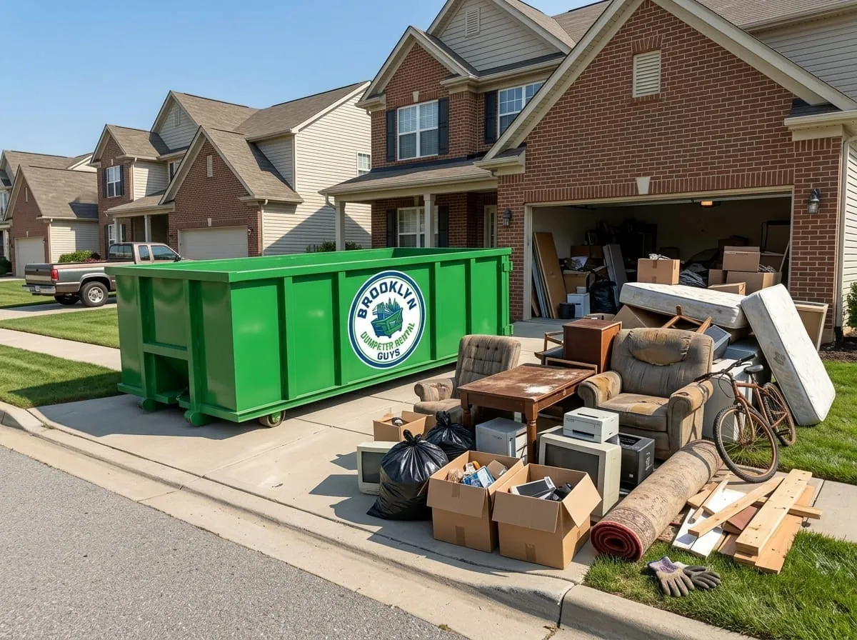 Range of dumpster sizes from Brooklyn Dumpster Rental Guys in Brooklyn, NY